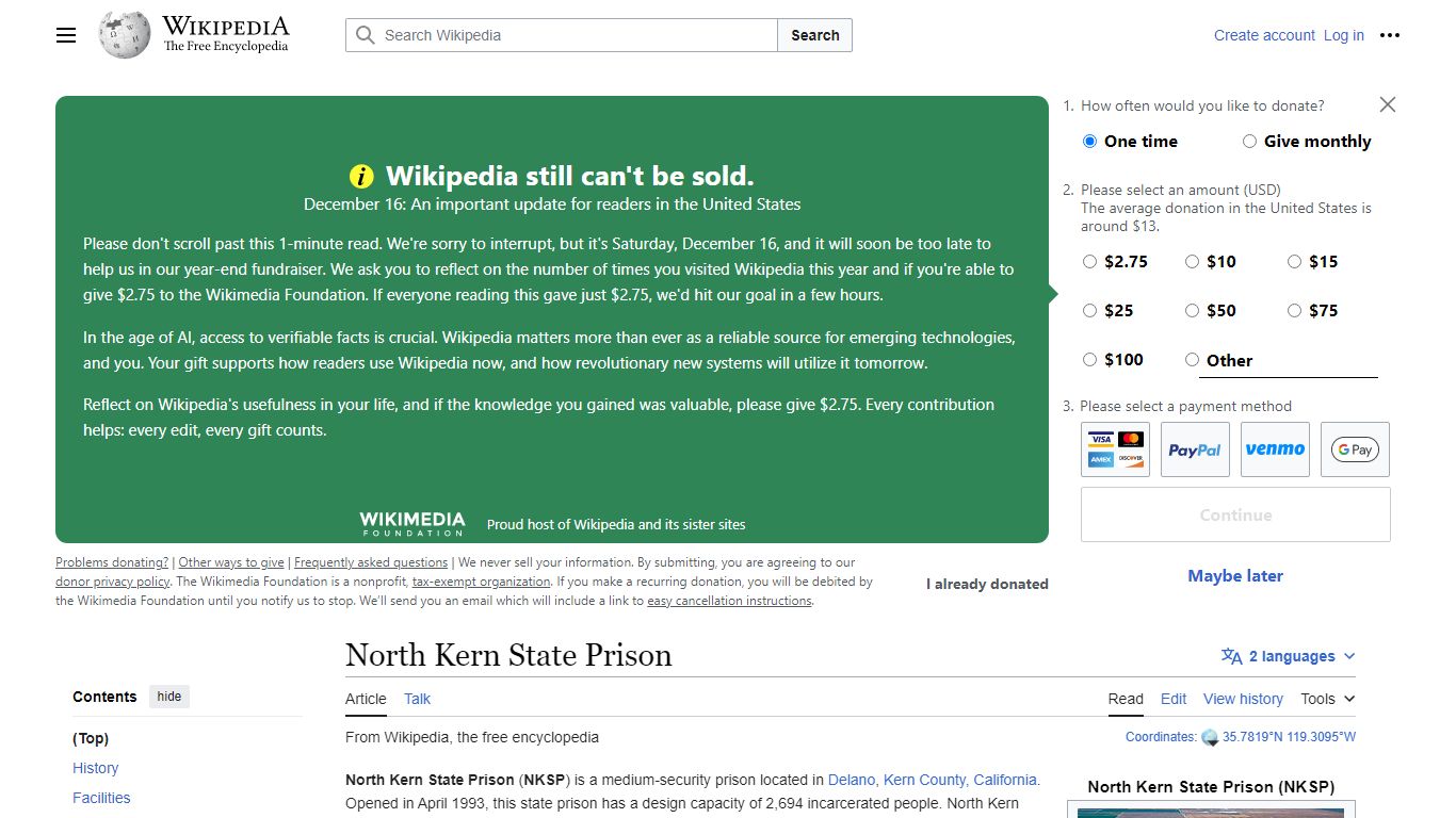 North Kern State Prison - Wikipedia